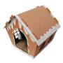 Midlee Gingerbread Christmas Cat Scratcher House
