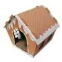 Midlee Gingerbread Christmas Cat Scratcher House Midlee Gingerbread Christmas Cat Scratcher House
