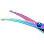 Mogoko Cat Dog Curved Scissors with Safe Round Tip, Stainless Steel Pet Grooming Shears