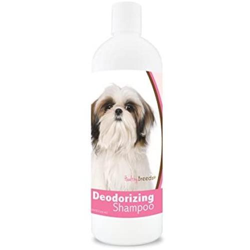 Healthy Breeds Dog Deodorizing Shampoo - Sweet Pea & Vanilla Scent - Hypoallergenic and pH Balanced Formula - 16 oz