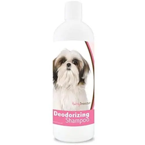 Healthy Breeds Dog Deodorizing Shampoo - Sweet Pea & Vanilla Scent - Hypoallergenic and pH Balanced Formula - 16 oz Healthy Breeds Dog Deodorizing Shampoo - Sweet Pea & Vanilla Scent - Hypoallergenic and pH Balanced Formula - 16 oz