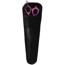 ShearsDirect Japanese 440C Off Set Handle Design Cutting Shears with Pink Rubber Grip Handle and Adjustable Tension Knob, 8.0-Inch