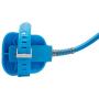 Mind Reader Pet Washing Tool, Scrubber and Sprayer Glove, Flexible Hose Attachment for Cats and Dogs, Indoor or Outdoor Use, Fits All Hand Sizes, Blue