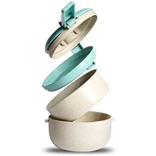 Dog Bowls. - Portable Dog Bowls for Pet Food with Water Bowl Included. Fantastic Dog Travel Bowls. Free Spoon Included Dog Bowls. - Portable Dog Bowls for Pet Food with Water Bowl Included. Fantastic Dog Travel Bowls. Free Spoon Included