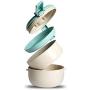Dog Bowls. - Portable Dog Bowls for Pet Food with Water Bowl Included. Fantastic Dog Travel Bowls. Free Spoon Included