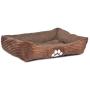 HappyCare Textiles Diamond Quilted Reversible Bed/Cuddler