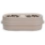 Store-N-Feed Adjustable Raised Dog Bowl, Dog Feeder & Dog Food Storage Containers - Large Dog Bowl Stand Adjusts from 8'' to 12'' (Dog Food Container, Unique Dog Water Bowl Dispenser and Dog Food Bowl)