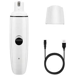 WIOR Dog Nail Grinder for Large Dogs, Pet Dog Nail Trimmer Low Noise Painless Professional 2-Speed Electric Rechargeable Pet Cat Nail Grinder Nail Clippers for Small Medium Large Dogs & Cats