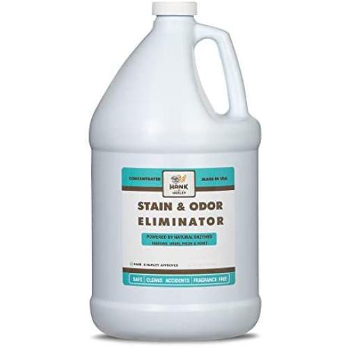 PET STAIN & ODOR ELIMINATOR with Urine Destroyer Enzymes. Dual action urease and 2X biological cleaners attack dog and cat waste and pee. FRAGRANCE FREE, safe for pets, surfaces and cleaning machines