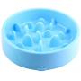 Feeder Slo-Bowl , Feeder Dog Bowl Slow Feeder Stop Bloat for Dogs ,Dog Feeder Slow Eating Pet Bowl （Blue）
