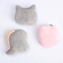 ocijf179 Pet Toy Kitten Puppy Strawberry Dinosaur Shape Cat Plush Toy with Catnip Pet Supplies - Cats