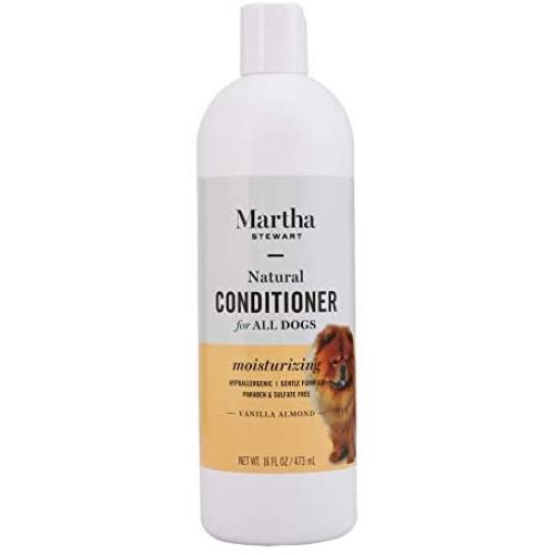 Martha Stewart for Pets Moisturizing Conditioner for Dogs | Natural Puppy and Dog Conditioner for Dry Itchy Skin, 16 Ounces | Nourishing Way to Moisturize Your Dogs Coat (FF9607)
