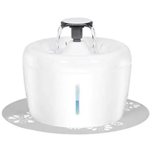 ZZK 2.5L Pet Cat Water Fountain Mute Cat Water Dispenser Automatic Pet Drinking Fountain with Filter USB Powered Apple Shape Drinker ZZK 2.5L Pet Cat Water Fountain Mute Cat Water Dispenser Automatic Pet Drinking Fountain with Filter USB Powered Apple Shape Drinker