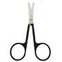 Motanar 3.5-Inch Stainless Steel Dog Pet Round-Tip Sharp Tip Home Grooming Scissors for Nose Hair,Ear Hair,Face Hair,Paw Hair Multicolor