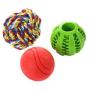 24Seven Wellness and Living Puppy Toys for Teething Small Dogs-Bundle of Chew Toys-Tug Rope Toys-Frisbees-Plush Squeaky No Stuffing Toys-Bones and Balls-Fun Dog Toy Value Packs for Small-Medium Dogs