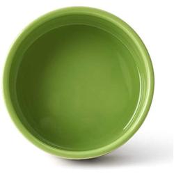 PetRageous 17008 Happy Kitty Stoneware Dishwasher Safe Cat Bowl 2-Cup 5-Inch Diameter 2-Inch Tall for Cats, 16-Ounce, Off-White