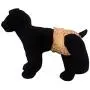 Barkertime Dog Diapers - Made in USA - Golden Cheetah Washable Dog Diaper for Incontinence, Housetraining and Dogs in Heat