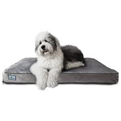 Better World Pets 5-inch Thick Orthopedic Dog Bed | Pure Premium Shredded Memory Foam Ideal for Aging Dogs | Waterproof Removable Washable Cover