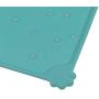 YAKA Dog Feeding Mat,Silicone Dog Cat Bowl Mat, Non Slip Waterproof Pet Feeding Mat FDA Compliant Silica GelGrade Food Container Placemat for Animals