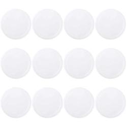 CHICTRY 12Pcs Pet Can Covers Reusable BPA-Free Plastic Tight Seal Lids Leakproof Storage Tin Lids for Canned Goods or Pet Dog Cat Food Saver Clear 4 inch