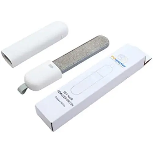Petspective Pet Hair Remover Brush – Double-Sided Dog & Cat Lint Remover with Self-Cleaning Base Keeps Your Sofa, Beddings, Carpet, Clothes Free of Pet Hairs – Travel Sized Pet Hair Brush Petspective Pet Hair Remover Brush – Double-Sided Dog & Cat Lint Remover with Self-Cleaning Base Keeps Your Sofa, Beddings, Carpet, Clothes Free of Pet Hairs – Travel Sized Pet Hair Brush