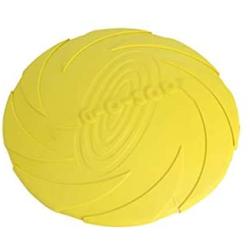 Rubber Flying Disc, Dog Training Toy, Pet Fetch Toy for Kids Boys Girls, Yellow,15cm