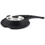 KEKS Dog Bowls Slow Feeder - No Spill Silicone Stand & Stainless Steel Dog Food & Water Feeder Set for Small Dogs Cats Puppy Kittens Pet