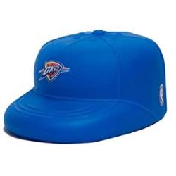 NAP CAP NBA Oklahoma City Thunder Team PlayCap Dog Chew & Squeak Toy, Blue (One Size)