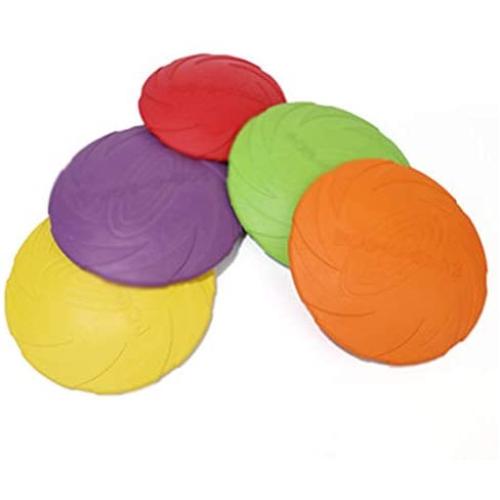 Dafang 5 Pack Dog Frisbee 6 Inch, Dog Frisbee Training Toys Flying Discs Flyer Soft Pet Toy Frisbee Flying Disc Tooth Resistant Outdoor Dog Training