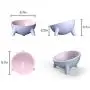 IVOLIA Cat and Dog Bowls, Stable Stand Multi-Purpose 15 oz Large Capacity Wide Pet Dish, 15°Tilted Pet Bowls, Dishwasher Safe, Shallow Feeder Bowls Pet Water Bowl for Small Dogs and Cats(Pink) IVOLIA Cat and Dog Bowls, Stable Stand Multi-Purpose 15 oz Large Capacity Wide Pet Dish, 15°Tilted Pet Bowls, Dishwasher Safe, Shallow Feeder Bowls Pet Water Bowl for Small Dogs and Cats(Pink)