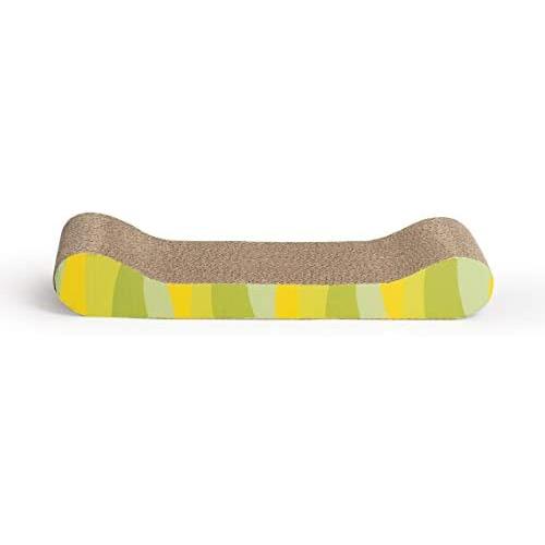 Catit Style Scratcher with Catnip, Jungle-Stripe Lounge