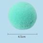 Krimo Pet Supplies, 1.8 Inches Diameter Pet Plush Ball Toys for Cats and Kittens, 1 Pc Handmade Colorful Eco-Friendly Cat Wool Balls, Color Random