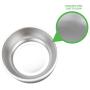 Mind Reader Stainless Steel Slip Non Skid Large Capacity Dog Bowl 8 Cups, 64 Oz, Black