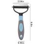 Eonpet Cat Comb Gift for cat and Dog Dog Comb Pet Grooming Brush, 2 Sided Professional Dematting Comb Grooming Undercoat Rake, Effective Removing Knots for Cats, Dogs