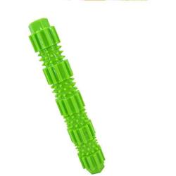 Gbziyjk Dog Toys Chew Pet Tooth Biting Molar Interact Feeder Anti-Bite Puppy Playing Iq Training Toothbrush Stick Treat Dispensing,Durable Teeth Cleaning (Green)