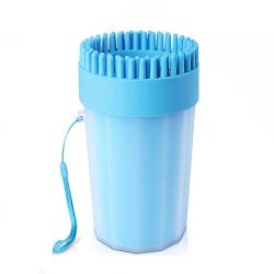 Dog Paw Cleaner with Towel, Portable Pet Cleaning Cup, Comfortable Silicone Dog Feet Cleaner, Dog Brush Cup for Pet Grooming