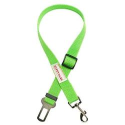 PET’ALMI Dog Seatbelt for Car Pet Seat Belt for Labrador Safety Harness Adjustable Vehicle Seatbelt Tether for Dog Quick & Easy Leads Pet Harness Through Swivel Carabiner Green Seat Belt