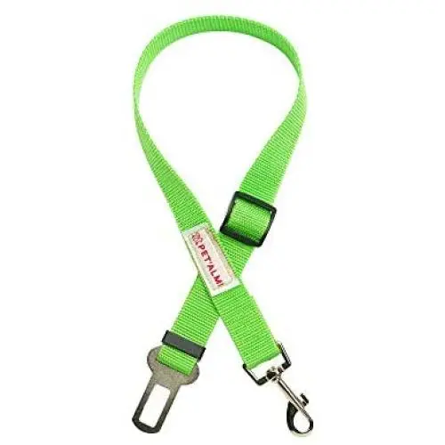 PET’ALMI Dog Seatbelt for Car Pet Seat Belt for Labrador Safety Harness Adjustable Vehicle Seatbelt Tether for Dog Quick & Easy Leads Pet Harness Through Swivel Carabiner Green Seat Belt PET’ALMI Dog Seatbelt for Car Pet Seat Belt for Labrador Safety Harness Adjustable Vehicle Seatbelt Tether for Dog Quick & Easy Leads Pet Harness Through Swivel Carabiner Green Seat Belt