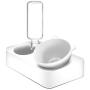 ikjuh Dog Cat Food Bowls Pet Automatic Water Bottle Water Dispenser Adjustable Tilted Gravity Feeding Bowls Easy Clean No Spill Bowls