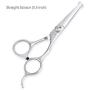 iSeaFly Dog Grooming Kit, Safety Round Tip, Heavy Duty Stainless Steel, 5 in 1 Cat Dog Grooming Scissors Set, Best Pet Grooming Shears for Full Body