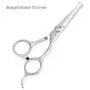 iSeaFly Dog Grooming Kit, Safety Round Tip, Heavy Duty Stainless Steel, 5 in 1 Cat Dog Grooming Scissors Set, Best Pet Grooming Shears for Full Body