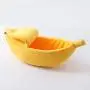 WarmShe Pet Cat Bed House Cute Banana, Warm Soft Punny Dogs Sofa Sleeping Playing Resting Bed, Lovely Pet Supplies for Cats Kittens