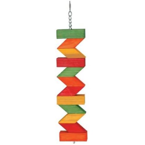 Featherland Toys Zig Zag Chew, 4-1/2-Inch W by 22 Inch L