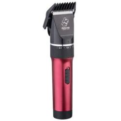 LOVEPET Pet Beauty Hair Clipper Professional Dog Fader Low Noise Rechargeable Electric Hair Trim Set Suitable for Pets Dogs and Cats (Red)