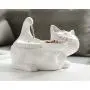 THMY Cat Drinking Fountain, 2L Pet Drinking Fountain and Food Bowl,Automatically Cycle cat Drinking Water Fountain,Ceramic Silent Heating Constant Temperature THMY Cat Drinking Fountain, 2L Pet Drinking Fountain and Food Bowl,Automatically Cycle cat Drinking Water Fountain,Ceramic Silent Heating Constant Temperature