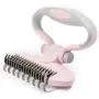 AJG3 Ergonomic Dog Brush: 2-Sided Undercoat Rake for Dogs and Cats - Easy Folding Pet Grooming Tool - Best Fur Removal Tool - Makes De-Shedding Easy & Comfortable - Remove Excess/Matted Hair Easily AJG3 Ergonomic Dog Brush: 2-Sided Undercoat Rake for Dogs and Cats - Easy Folding Pet Grooming Tool - Best Fur Removal Tool - Makes De-Shedding Easy & Comfortable - Remove Excess/Matted Hair Easily
