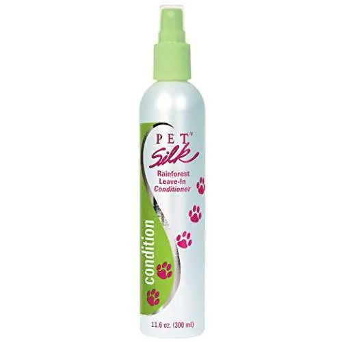 Pet Silk Conditioner for Pets, Leave in, Perfect for dry skin, Rainforest Scent, 11.6 Ounces Pet Silk Conditioner for Pets, Leave in, Perfect for dry skin, Rainforest Scent, 11.6 Ounces