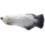 Realistic Moving Cat Kicker Fish Toy,Flopping Fish Cat Toy,Wiggle Fish Catnip Toys,Simulation Electric Doll Fish - Perfect for Cat Exercise Toys,Biting,Chewing and Kicking