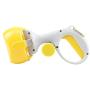 iCAGY Dog Pooper Scooper Portable for Medium Small Dogs Cats Pets， Environmental Protection Green Garbage Bags Short Handle Yellow