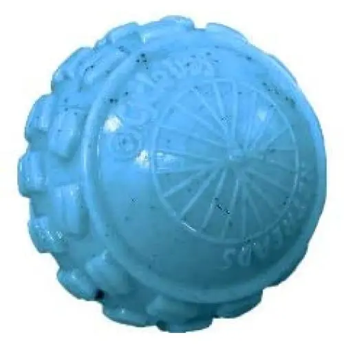 Cycle Dog High Roller Ball Dog Toy, Ecolast Post Consumer Recycled Material, Large, Blue Cycle Dog High Roller Ball Dog Toy, Ecolast Post Consumer Recycled Material, Large, Blue